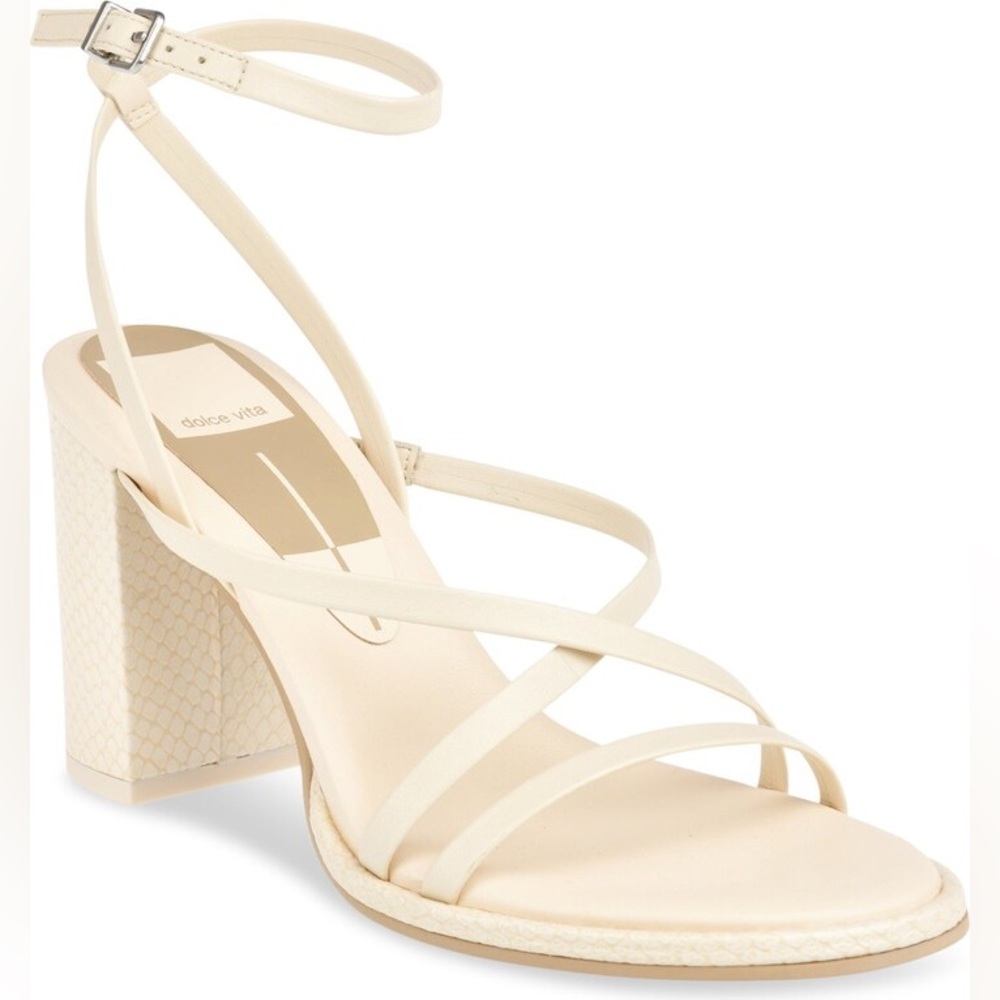 Dolce Vita Cream Strappy Heels